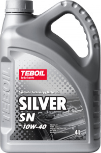 Масло моторное полусинтетическое TEBOIL SILVER SN 10W40 (4 л)