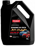 Синтетическое моторное масло Oilway Dynamic Hi Tech JP PAO 0W20 API SN+ ILSAC GF-5 (4 л) Нефтесинтез