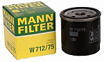 Фильтр масляный MANN-FILTER ДВС а/м W 712/75 