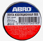 ABRO Изолента 0,15*9,1 чёрная